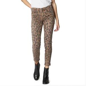 NWT Blank NYC The Reade Crop leopard print